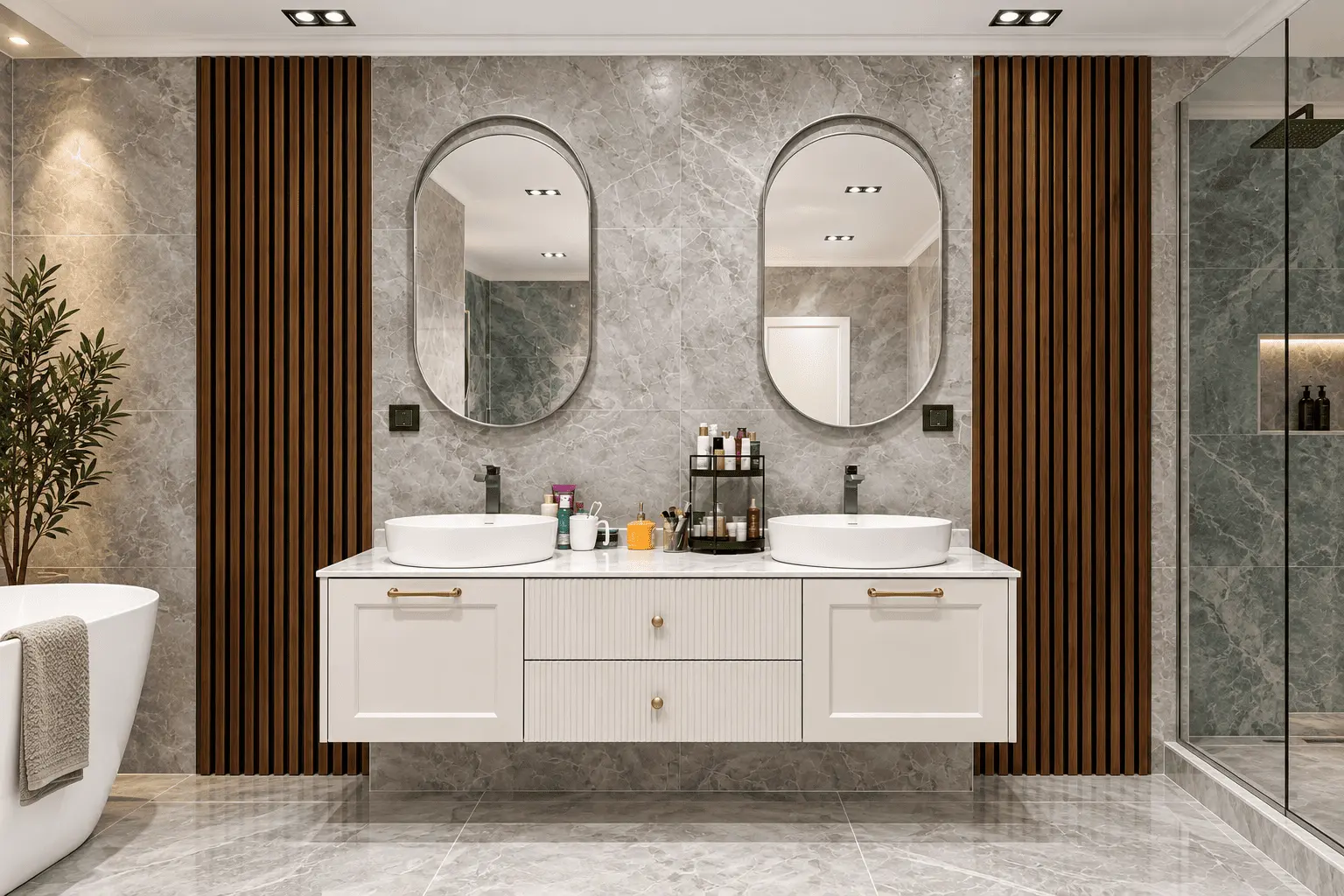Banyo Dolabı ve Çamaşır Alanı